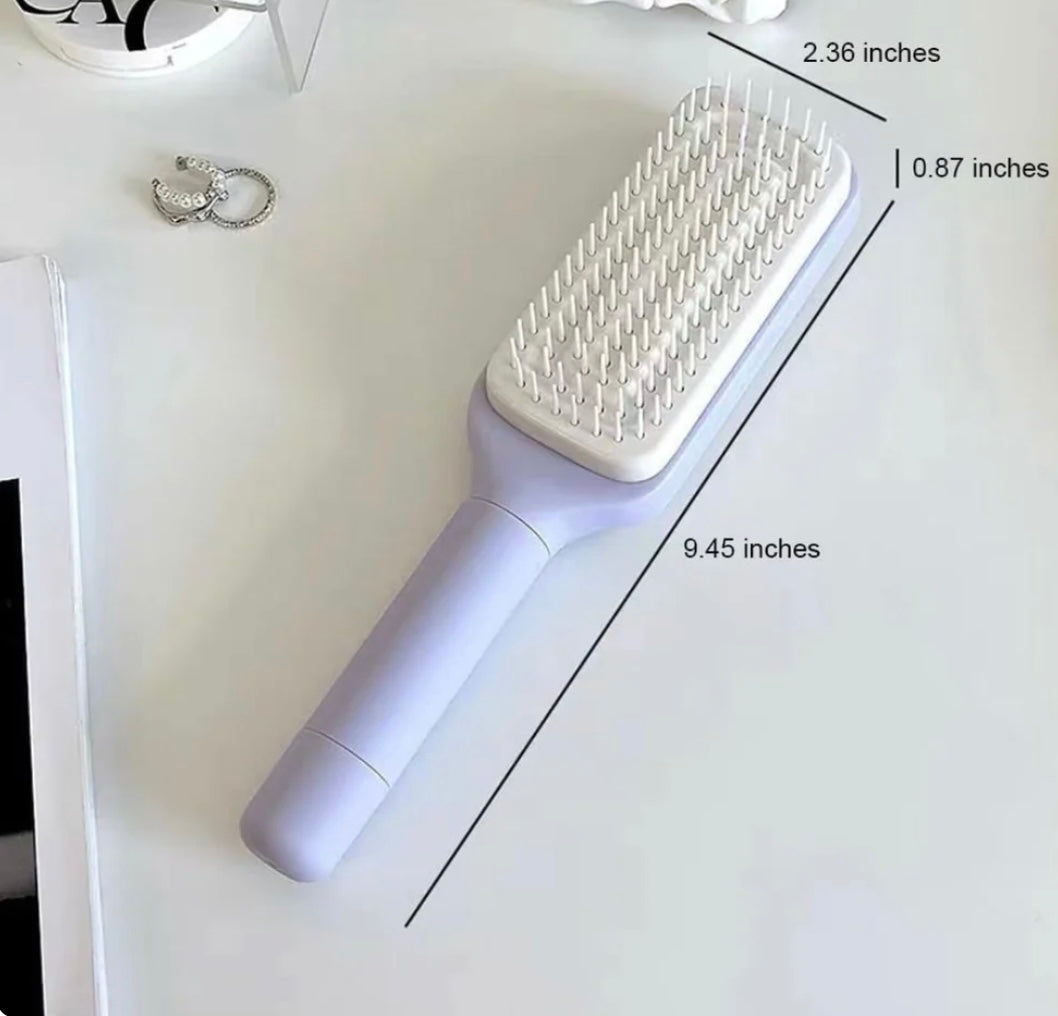 The hairbrush that cleans itself