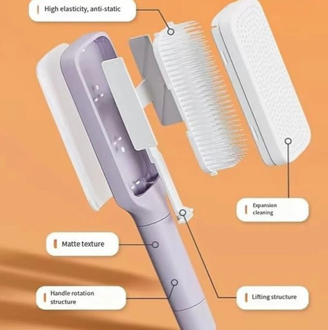 The hairbrush that cleans itself