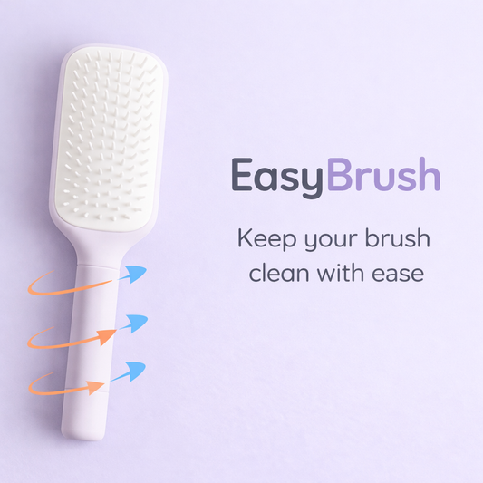 The hairbrush that cleans itself