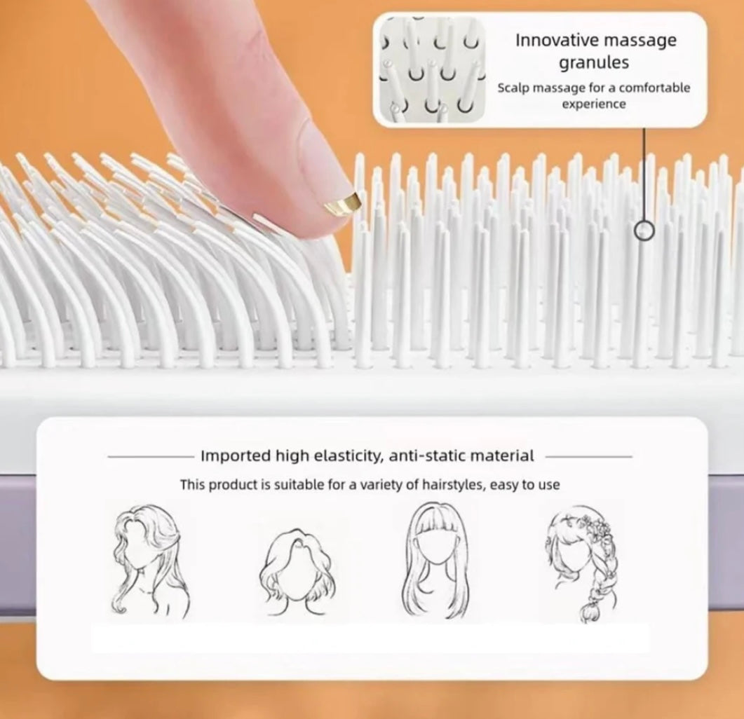 The hairbrush that cleans itself